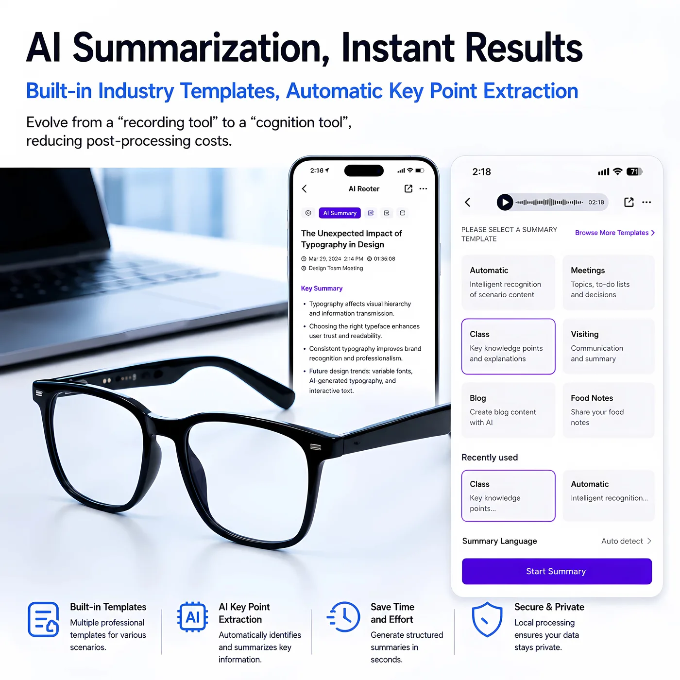 AI Summary Professional Templates