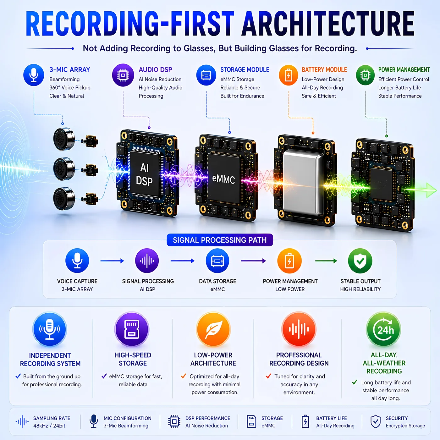 Recording-First Architecture