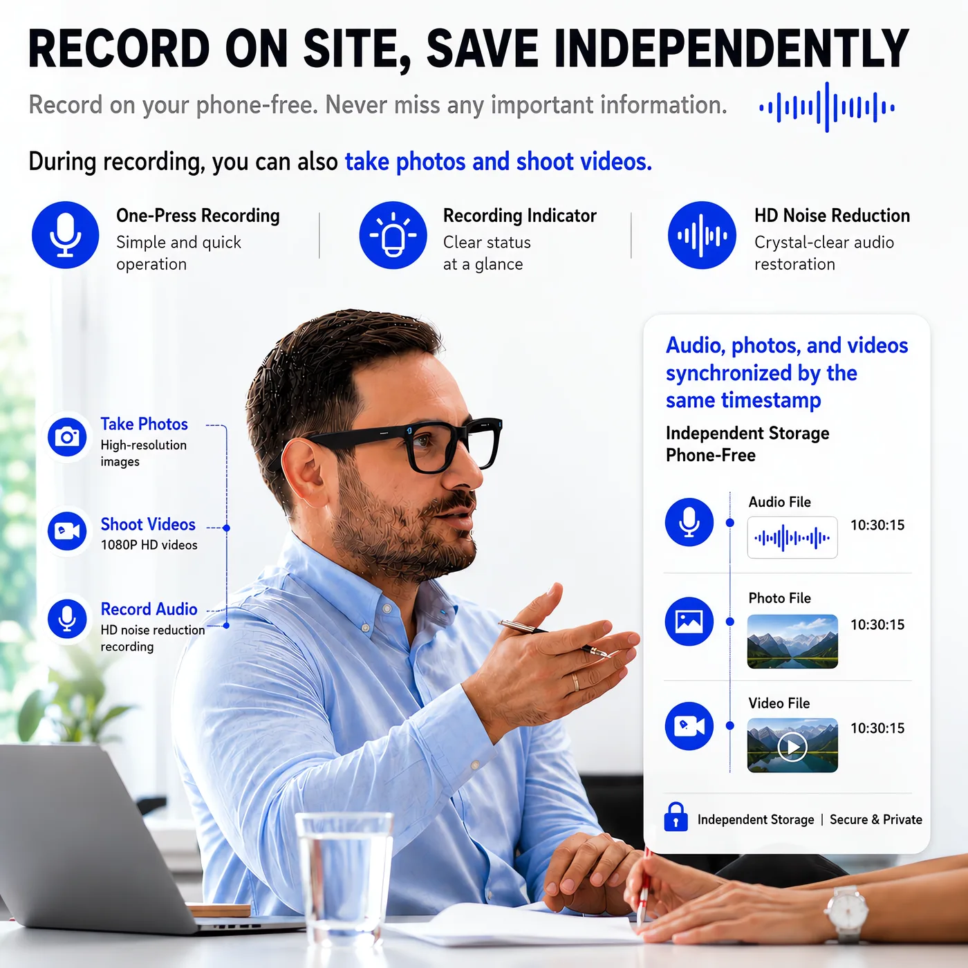 Standalone Recording, Photo & Video